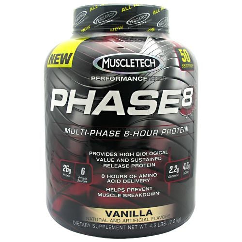 MuscleTech Performance Series Phase 8 - Vanilla - 4 lb - 631656703535