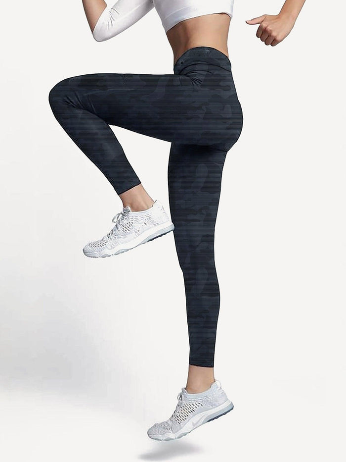 Mystery Blue Camo GymX Leggings - Sale - GymX