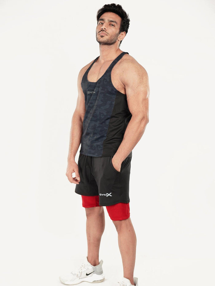 Mystery Blue Camo Stringer - Sale - GymX