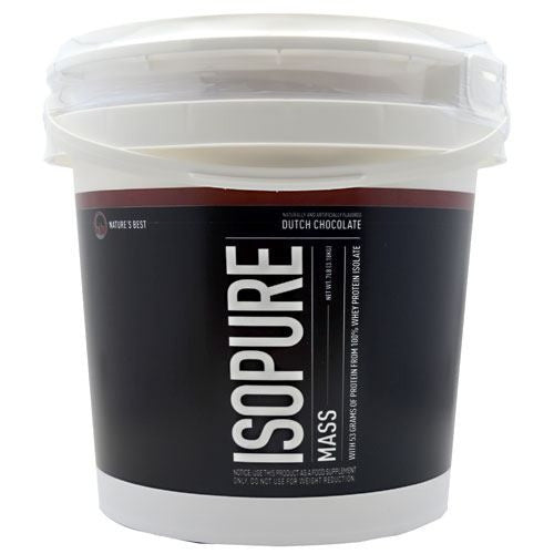 Natures Best Isopure Mass - Dutch Chocolate - 7 ea - 089094022099