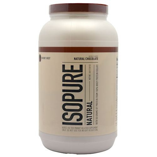 Natures Best Isopure Natural - Chocolate - 3 lb - 089094022396
