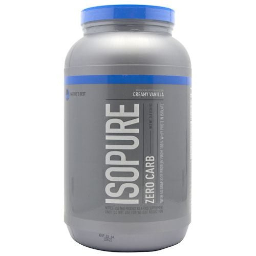 Natures Best Zero Carb Isopure - Creamy Vanilla - 3 lb - 089094021153