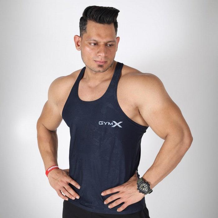 Navy Blue Leopard Stringer - Animal Instinct- Sale - GymX