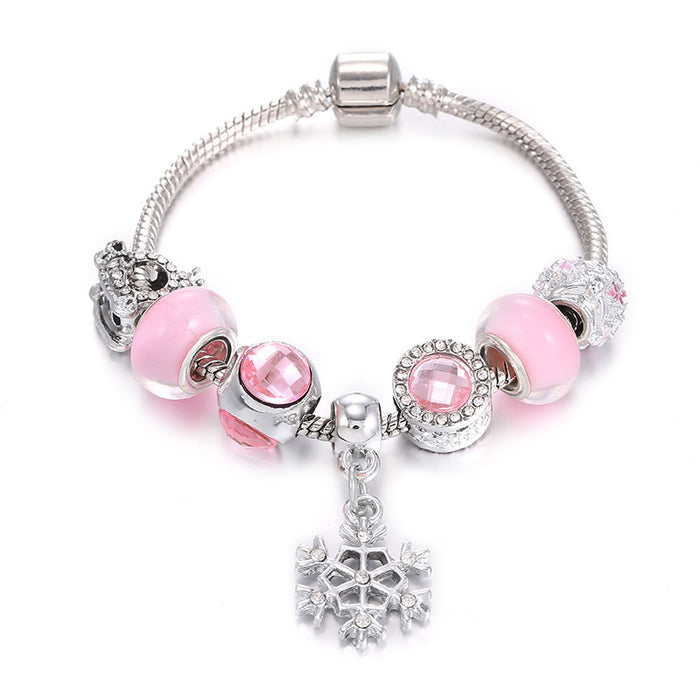 New Mori Bracelet, Glass Beaded Accessories, Plant Pendant, Bracelet Jewelry