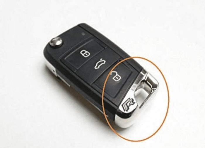 NEW OEM KEY COVER R-LINE CHROME VW GOLF 7 T-ROC, POLO DESIGN 5G0959893B