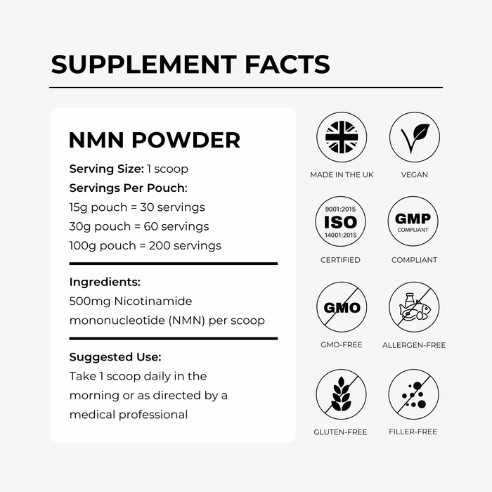 NMN Powder - Charava UK