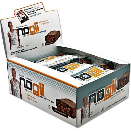 NoGii NoGii High Protein Bar - Chocolate Mint - 12 Bars - 856513002501