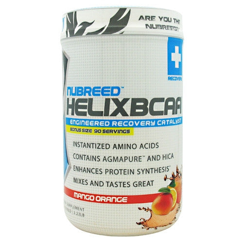 Nubreed Nutrition Helix BCAA - Mango Orange - 90 Servings - 045635087576
