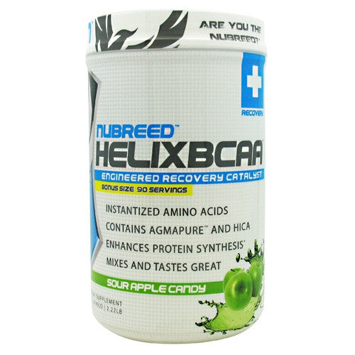 Nubreed Nutrition Helix BCAA - Sour Apple - 90 Servings - 045635087552