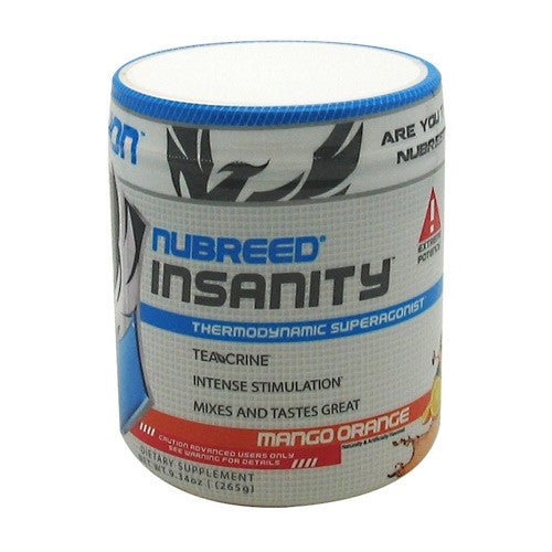 Nubreed Nutrition Insanity - Mango Orange - 45 Servings - 045635087613