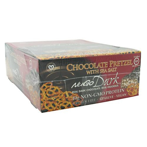 NuGo Nutrition NuGo Dark - Chocolate Pretzel - 12 Bars - 691535529021