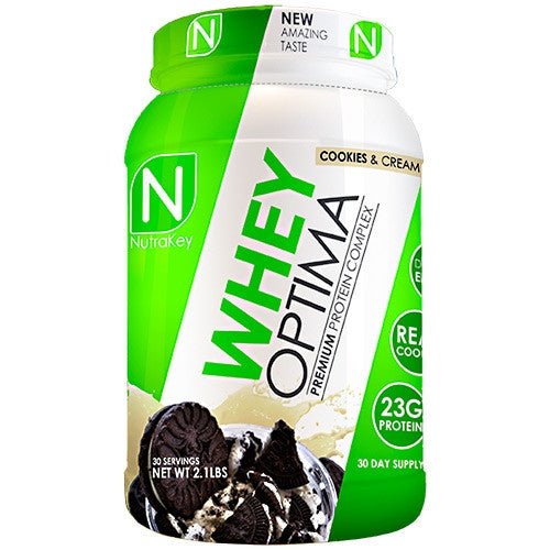 Nutrakey Whey Optima - Cookies & Cream - 30 Servings - 851090006232