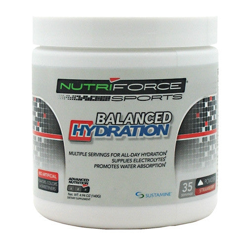 Nutriforce Sports Balanced Hydration - Strawberry - 35 Servings - 755244017344
