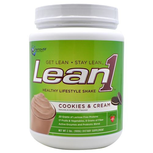 Nutrition53 Lean1 - Cookies & Cream - 2 lb - 810033010552