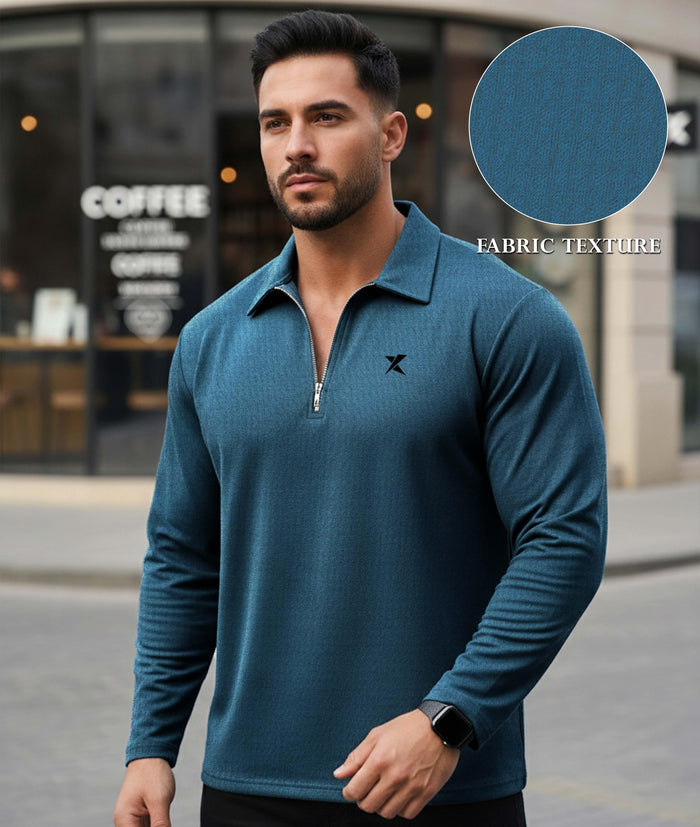 Old Money Oversized Knitted Sweater: Italy Blue - Final Sale