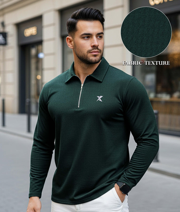 Old Money Oversized Knitted Sweater: Luxury Green - Final Sale