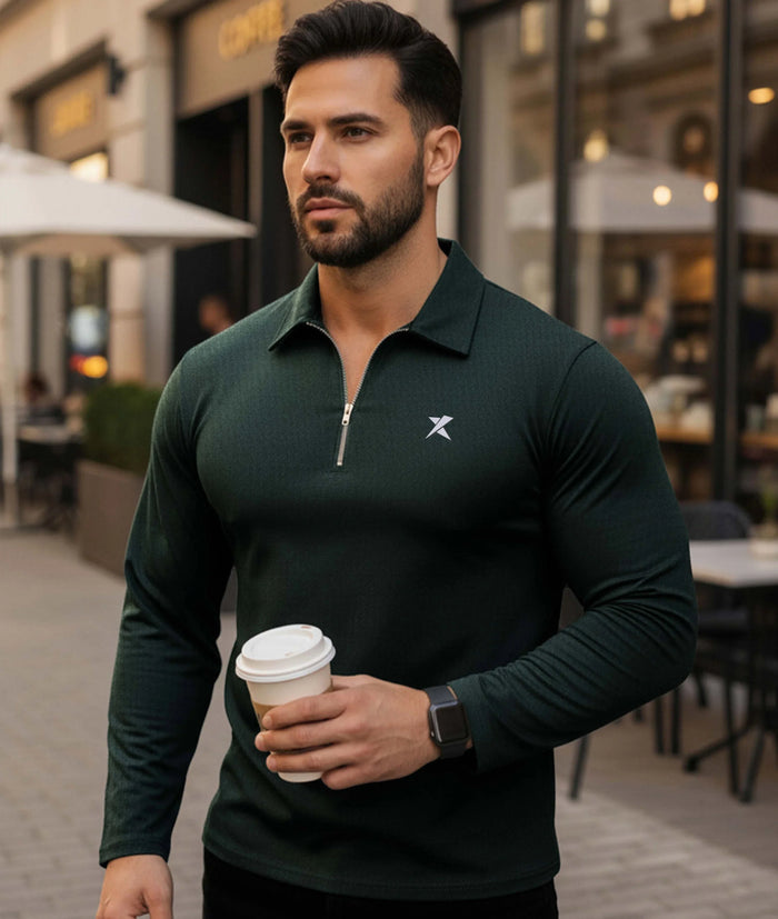 Old Money Oversized Knitted Sweater: Luxury Green - Final Sale