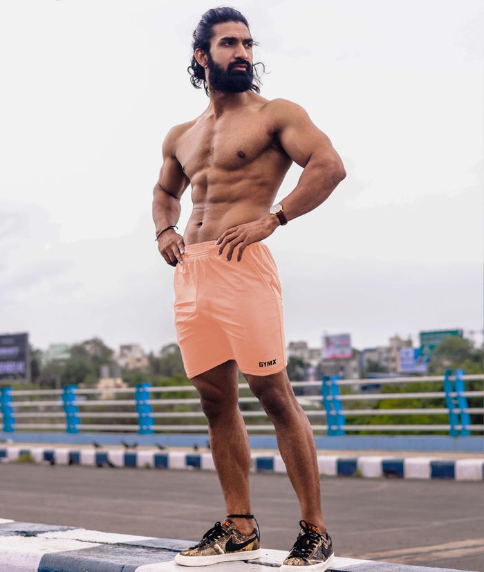 Oversized GymX Neon Orange Shorts - Sale - GymX