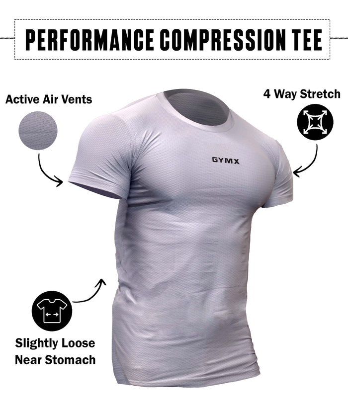 Performance Compression Tee - Arctic Wolf - Sale