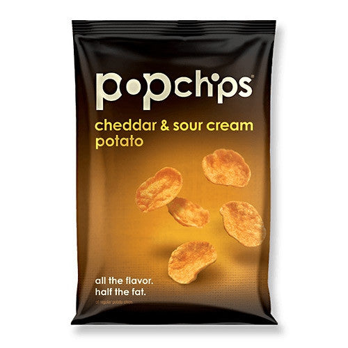 Popchips Popchips - Cheddar & Sour Cream - 24 ea - 0110082666788000