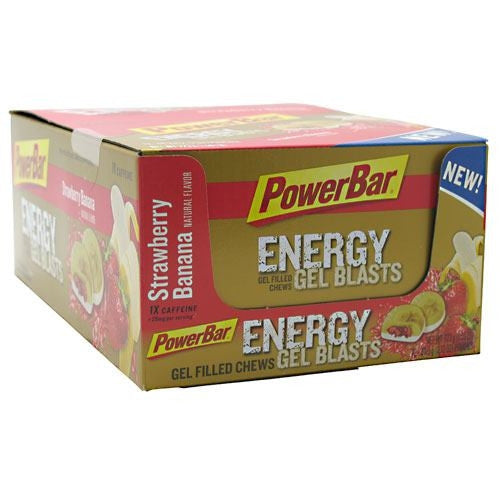 PowerBar Energy Gel Blast - Strawberry Banana - 12 ea - 097421150506