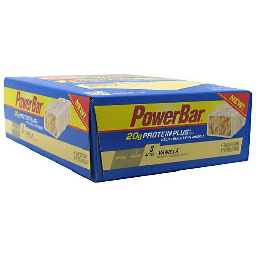 Powerbar Protein Plus - Vanilla - 15 Bars - 097421558777