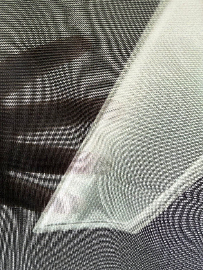 light shining through flag fabric