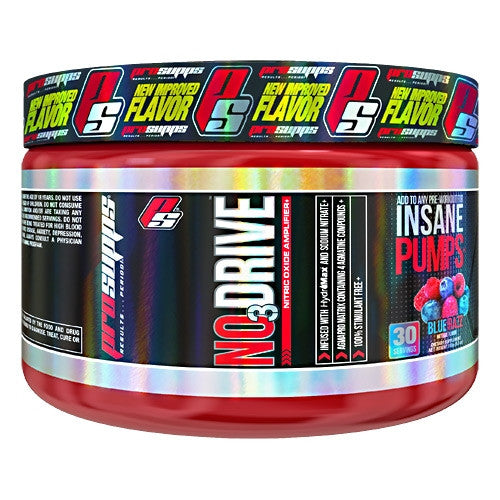 Pro Supps NO3 Drive - Blue Razz - 30 Servings - 682055407791