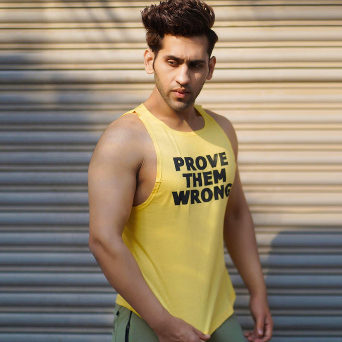 Prove Them Wrong Tank: Ferrari Yellow- Sale - GymX