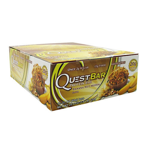 Quest Nutrition Quest Natural Protein Bar - Banana Nut Muffin - 12 Bars - 888849000746