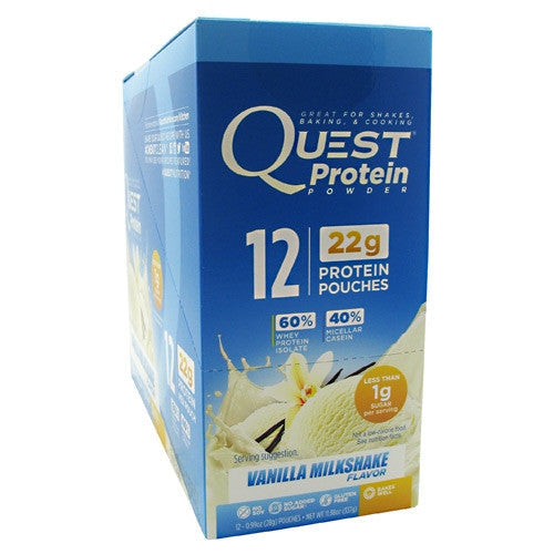 Quest Nutrition Quest Protein Powder - Vanilla Milkshake - 12 ea - 888849000821