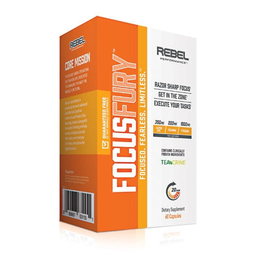 Rebel Performance Focus Fury - 60 Capsules - 080687631551