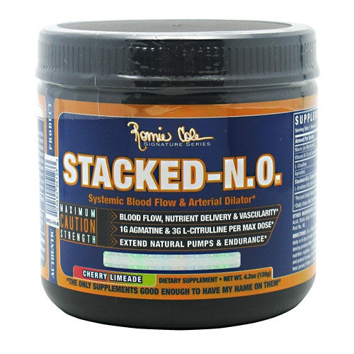 Ronnie Coleman Signature Series Stacked-N.O. - Cherry Limeade - 30 Servings - 120492051233