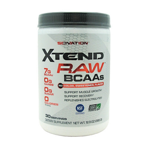 Scivation Xtend - Raw Unflavored - 30 Servings - 812135020910