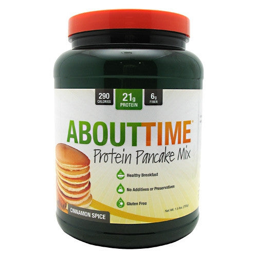 SDC Nutrition About Time Protein Pancake Mix - Cinnamon Spice - 10 Servings - 837654315118
