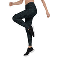 Space Blue Camo Leggings Sale - GymX