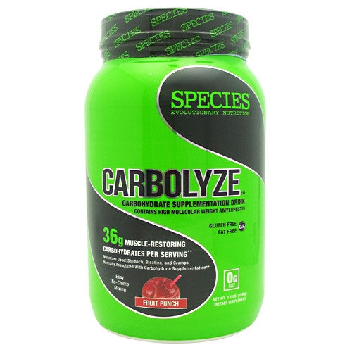 Species Nutrition Carbolyze - Fruit Punch - 40 Servings - 855438005543