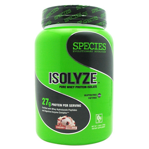 Species Nutrition Isolyze - Cherry Vanilla - 22 Servings - 855438005727