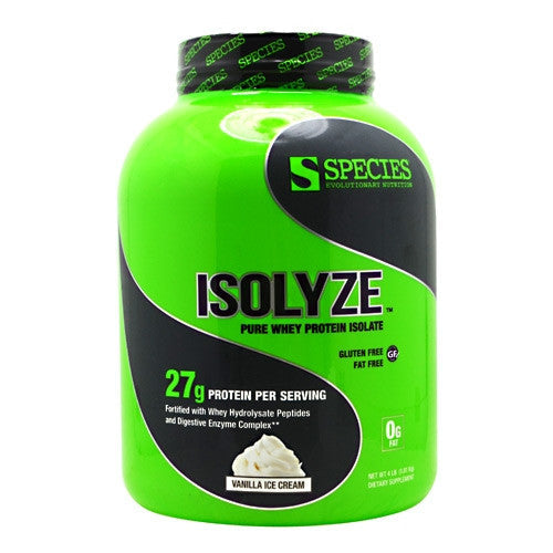 Species Nutrition Isolyze - Vanilla Ice Cream - 57 Servings - 855438005444