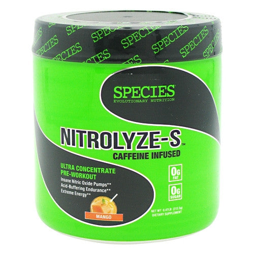 Species Nutrition Nitrolyze-S - Mango - 25 Servings - 855438005482