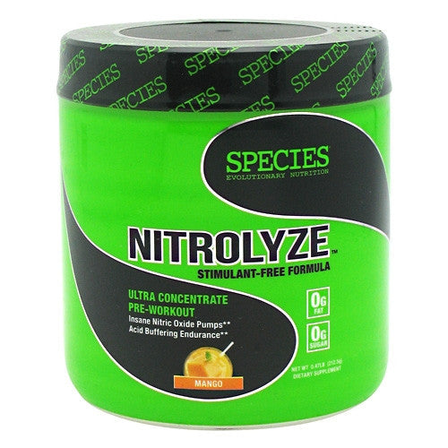 Species Nutrition Nitrolyze - Mango - 25 Servings - 855438005475