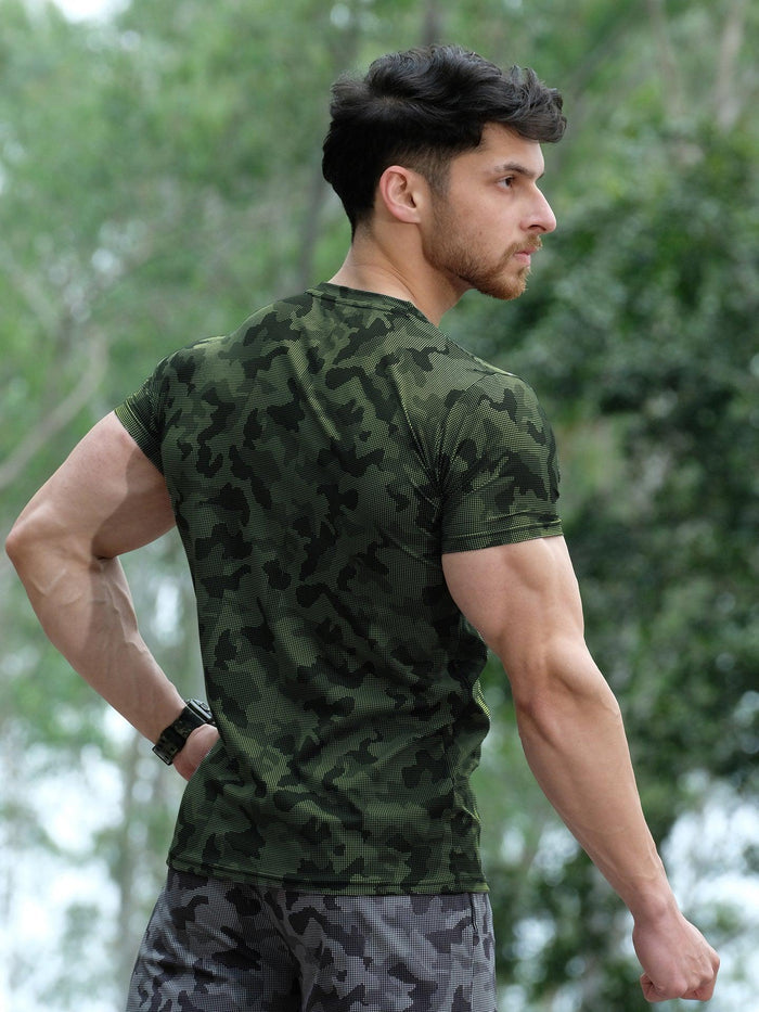 Stealth Green Camo GymX Tee - Sale