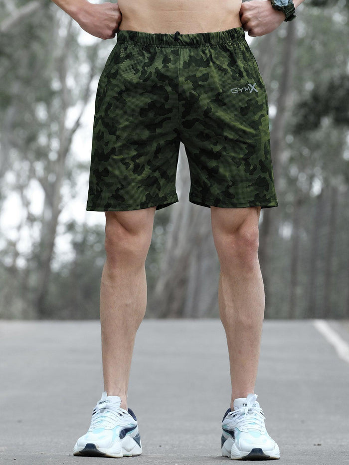 Stealth Green Camo Shorts - Sale - GymX