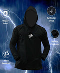Storm Waterproof Jacket 2.0- Wicked Black (with rainproof phone pockets)- Final Sale
