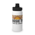 Sunrise Aussie Tri Stainless Steel Water Bottle — Sports Lid