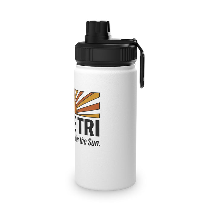 Sunrise Aussie Tri Stainless Steel Water Bottle — Sports Lid