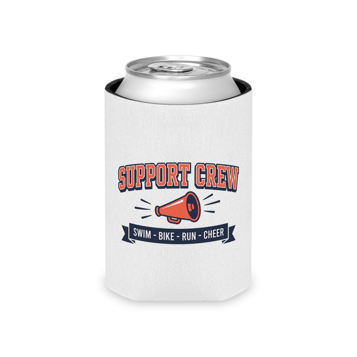 Support Crew Can Cooler – Swim · Bike · Run · Cheer Koozie