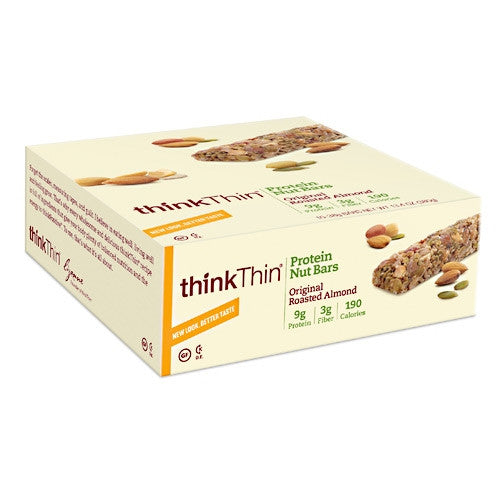Think Products Think Thin Protein Nut Bar - Original Roasted Almond - 10 Bars - 753656708416