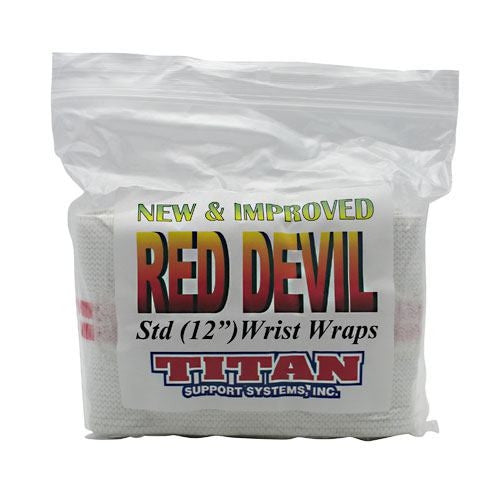 Titan Support Systems Red Devil Standard Wrist Wraps - Titan Support Systems Red Devil Standard Wrist Wraps - 896514001004