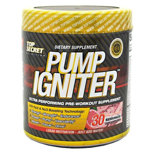 Top Secret Nutrition Pump Igniter - Pink Limeade - 30 Servings - 811226020167